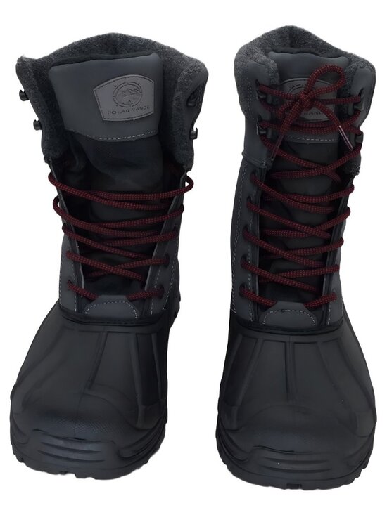 Polar Range Mens Cold Weather Snow Boots Tasco-01 Brown Size 12